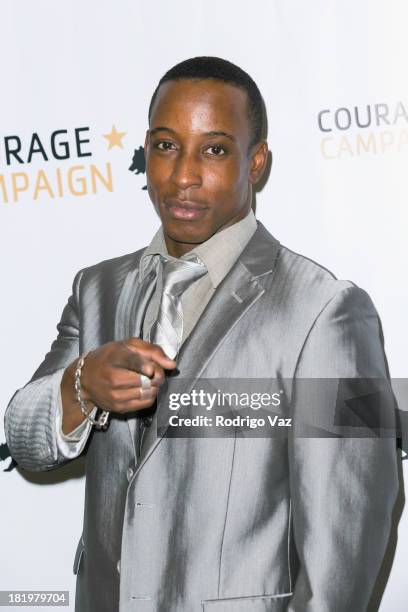 Actor Shaka Smith attends the 3rd Annual Spirit of Courage Awards at The Page Museum on September 26, 2013 in Los Angeles, California.