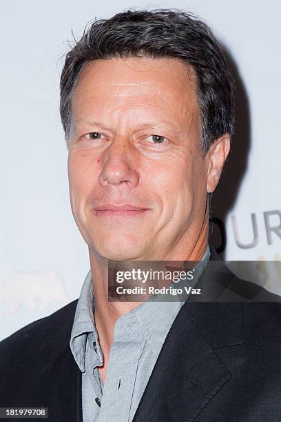 Actor Gavin Hood attends the 3rd Annual Spirit of Courage Awards at The Page Museum on September 26, 2013 in Los Angeles, California.