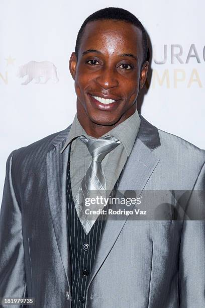 Actor Shaka Smith attends the 3rd Annual Spirit of Courage Awards at The Page Museum on September 26, 2013 in Los Angeles, California.