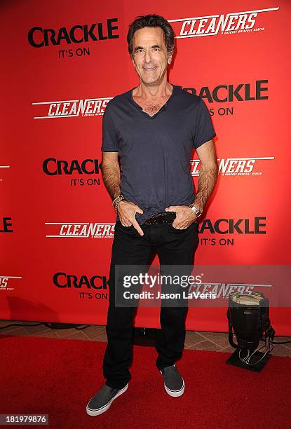 Actor Robin Thomas attends the "Cleaners" digital series premiere at Cary Grant Theater on September 26, 2013 in Culver City, California.