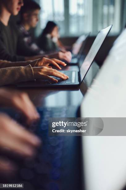 2,641 Hands On Computer Dark Stock Photos, High-Res Pictures, and ...