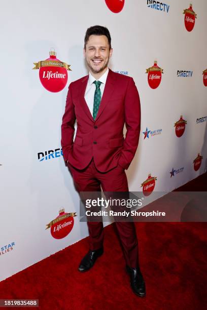 Jake Helgren attends a Holiday Celebration with the Stars of "It's A Wonderful Lifetime", joining together to honor military spouses with Blue Star...
