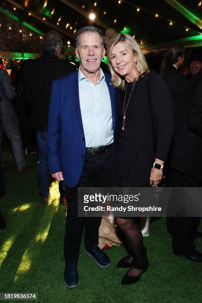 Brian Ruberry and Helen Ruberry attend a Holiday Celebration with the Stars of "It's A Wonderful Lifetime", joining together to honor military...