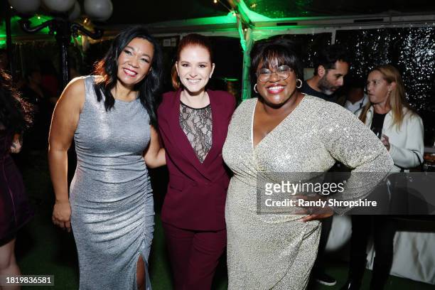 Crystal Griffin, Sarah Drew and Attiana Harper attends a Holiday Celebration with the Stars of "It's A Wonderful Lifetime", joining together to honor...