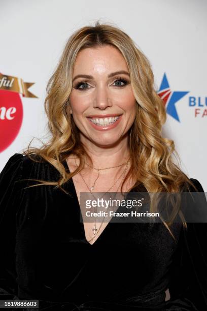 Autumn Frederici attends Stars From "It's A Wonderful Lifetime" Honor Blue Star Families Military Spouses, Who Will Receive The Gift Of A Lifetime at...