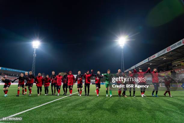 Wouter van der Steen of Helmond Sport, Joeri Schroijen of Helmond Sport, Pius Kratschmer of Helmond Sport, Flor van den Eynden of Helmond Sport, Bram...