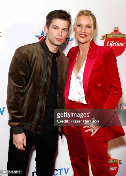 Layne Herrin, Nicollette Sheridan, attend Stars From "It's A Wonderful Lifetime" Honor Blue Star Families Military Spouses, Who Will Receive The Gift...