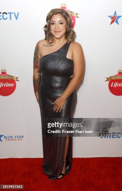Michelle Sanchez attends Stars From "It's A Wonderful Lifetime" Honor Blue Star Families Military Spouses, Who Will Receive The Gift Of A Lifetime at...