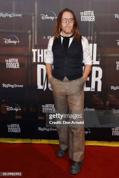 Tim Minchin attends the Sydney premiere of "The Artful Dodger" on November 29, 2023 in Sydney, Australia.