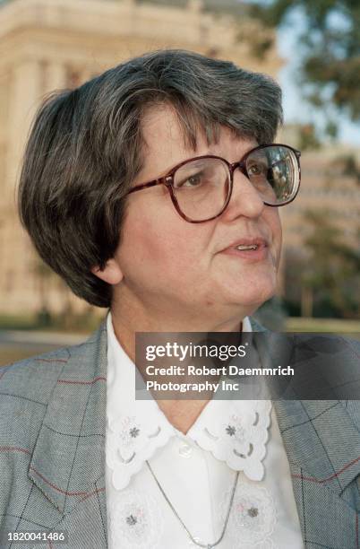 Prajeen Portrait of Roman Catholic nun Helen Prejean, a leading American ...