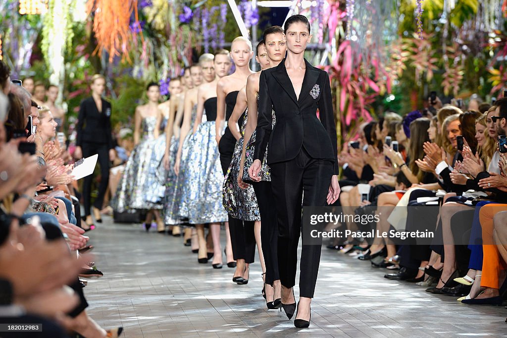 Christian Dior: Runway - Paris Fashion Week Womenswear Spring/Summer 2014