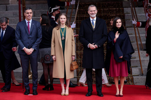 ESP: Spanish Royals Attend The Opening Of The Parliament