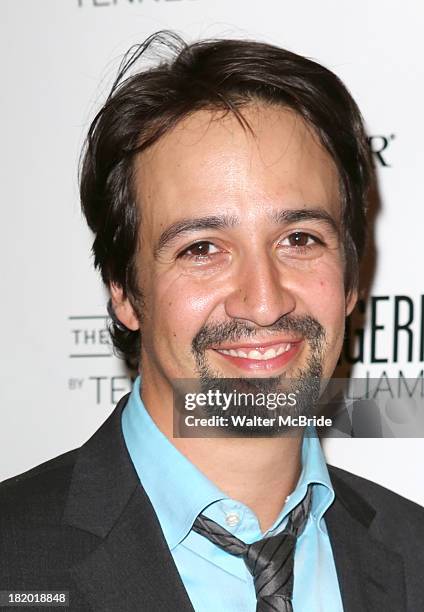 Lin Manuel Miranda attends the Broadway Opening Night Performance of 'The Glass Menagerie' at Booth Theater on September 26, 2013 in New York City.