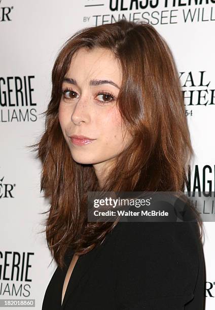 Cristin Milioti attends the Broadway Opening Night Performance of 'The Glass Menagerie' at Booth Theater on September 26, 2013 in New York City.