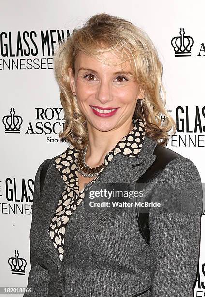 Sarah Saltzberg attends the Broadway Opening Night Performance of 'The Glass Menagerie' at Booth Theater on September 26, 2013 in New York City.