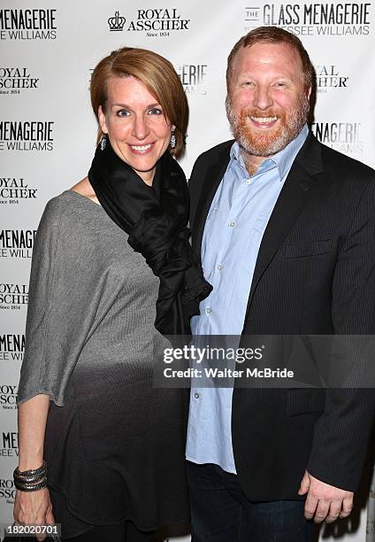 Susan Blackwell and Hunter Bell attends the Broadway Opening Night Performance of 'The Glass Menagerie' at Booth Theater on September 26, 2013 in New...