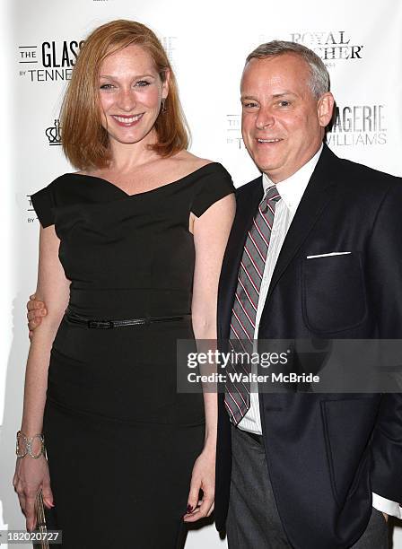 Kate Jennings Grant and Doug Hughes attend the Broadway Opening Night Performance of 'The Glass Menagerie' at Booth Theater on September 26, 2013 in...