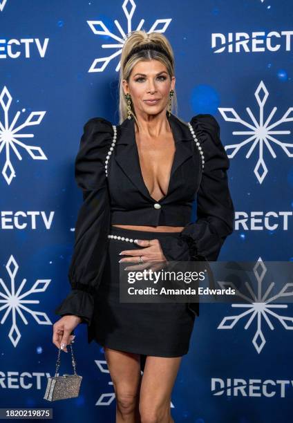 Television personality Alexis Bellino attends the DIRECTV Celebrates Christmas At Kathy's event at a private residence on November 28, 2023 in Los...