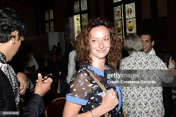 Florence Cassez guest at the Ile-de-France Regional Councillor Socialist Jean-Luc Romero and Christophe Michel's wedding on September 27 Paris,...