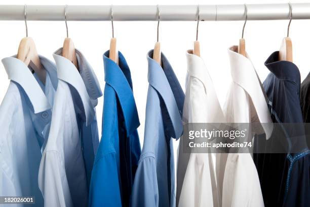 working shirts - dry cleaned stock pictures, royalty-free photos & images