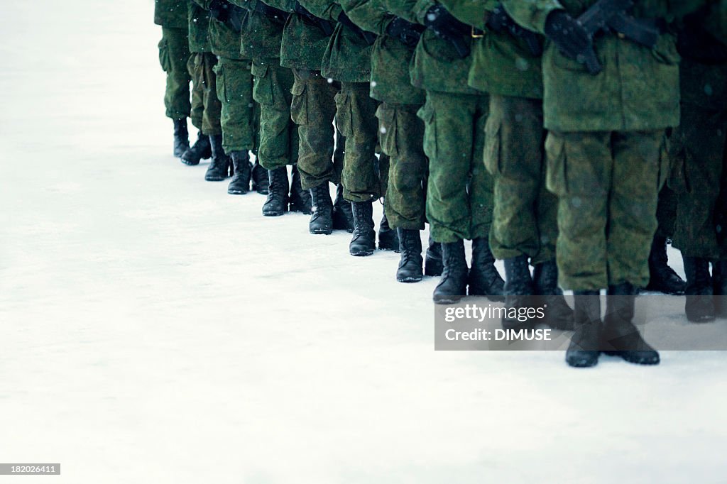 Rang der russischen Soldaten