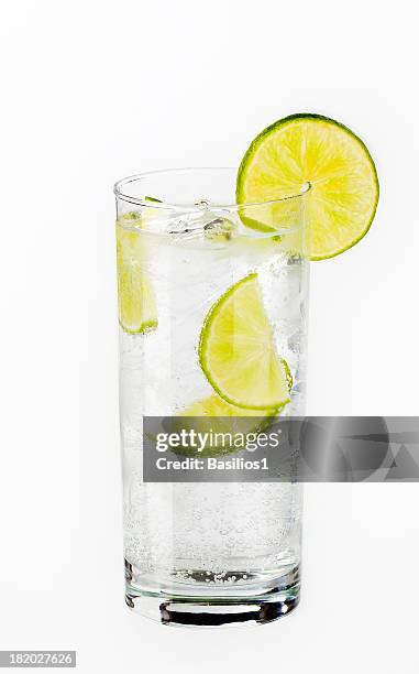 glass of water - carbonated water stock pictures, royalty-free photos & images