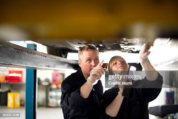 student mechanic - first job stock pictures, royalty-free photos & images