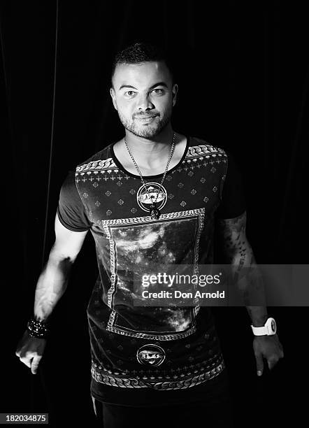 Guy Sebastian poses prior to the Nickelodeon Slimefest 2013 matinee show at Sydney Olympic Park Sports Centre on September 27, 2013 in Sydney,...