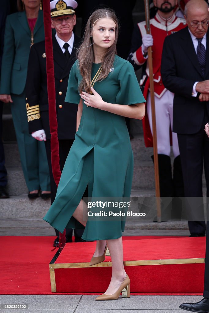 Spanish Royals Attend The Opening Of The Parliament