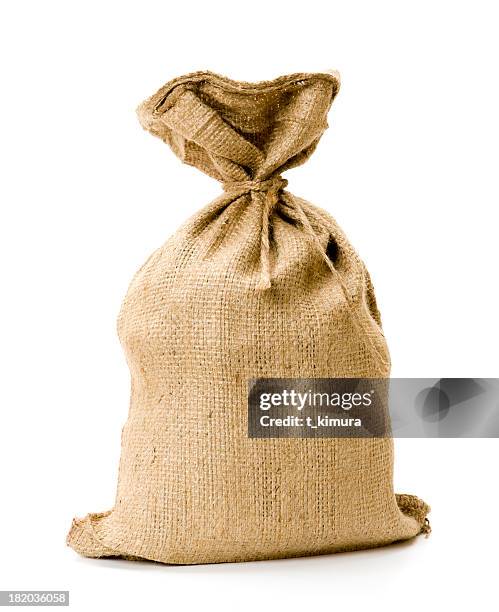 burlap sack - hessian stock pictures, royalty-free photos & images