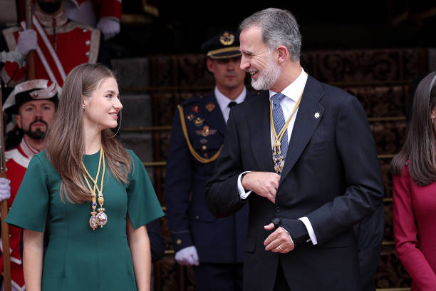 ESP: Spanish Royals Attend The Opening Of The Parliament