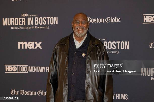 Professor Ted Landsmark attends the Boston screening of "Murder In Boston: Roots, Rampage & Reckoning" at the Museum of Fine Arts Boston on November...