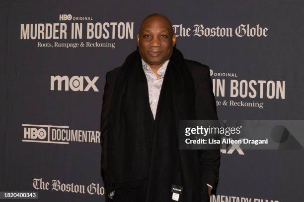 Howard Bryant attends the Boston screening of "Murder In Boston: Roots, Rampage & Reckoning" at the Museum of Fine Arts Boston on November 28, 2023...