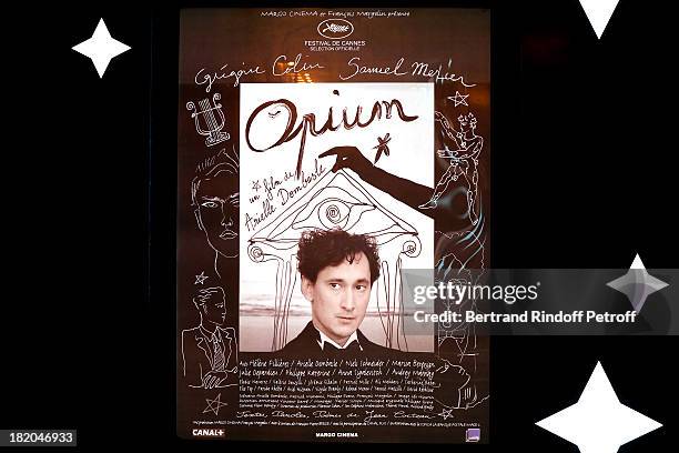 Poster of the movie - 'Opium' movie Premiere, held at Cinema Saint Germain in Paris on September 27, 2013 in Paris, France.