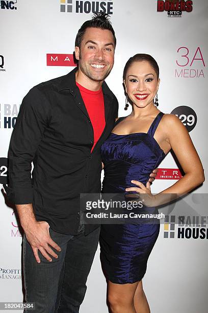 Diana DeGarmo and Ace Young attend the 2013 Bailey House Fundraiser at LQNY on September 27, 2013 in New York City.