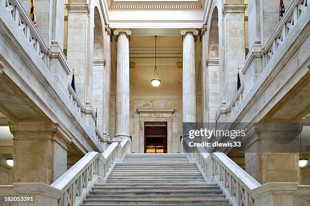 arkansas capitol building interior - government building stock pictures, royalty-free photos & images