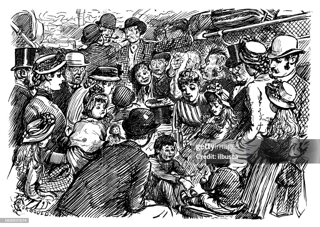 British satire caricature comic cartoon illustration