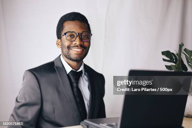 portrait of businessman in office,corpus christi,texas,united states,usa - corpus christi stock pictures, royalty-free photos & images