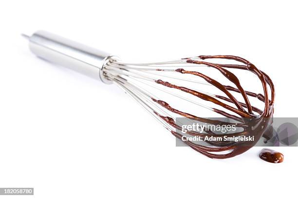 泡だて器、チョコレート - wire whisk ストックフォトと画像