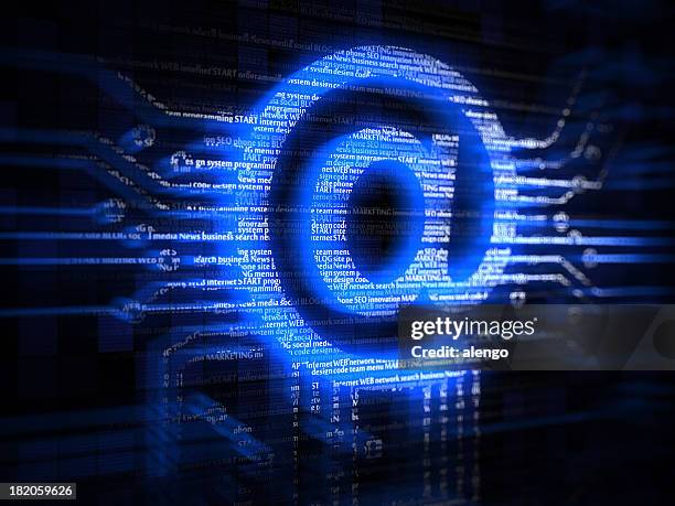 il simbolo - chiocciola simbolo ortografico foto e immagini stock