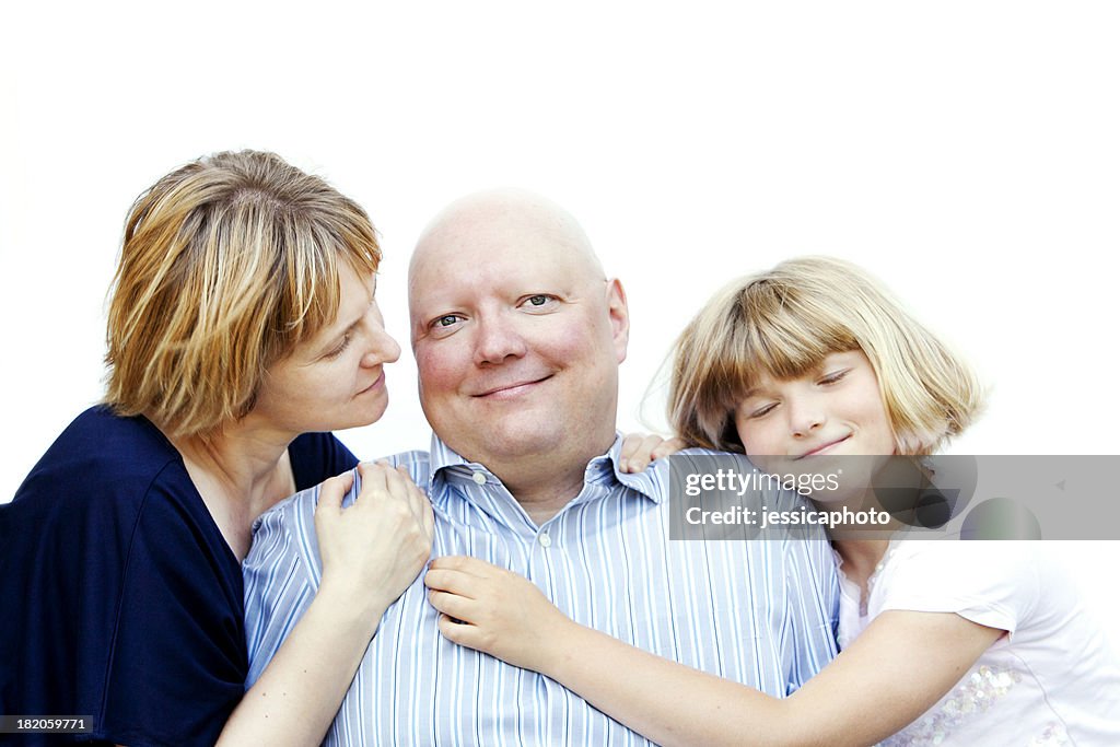 Man with Cancer and His Family