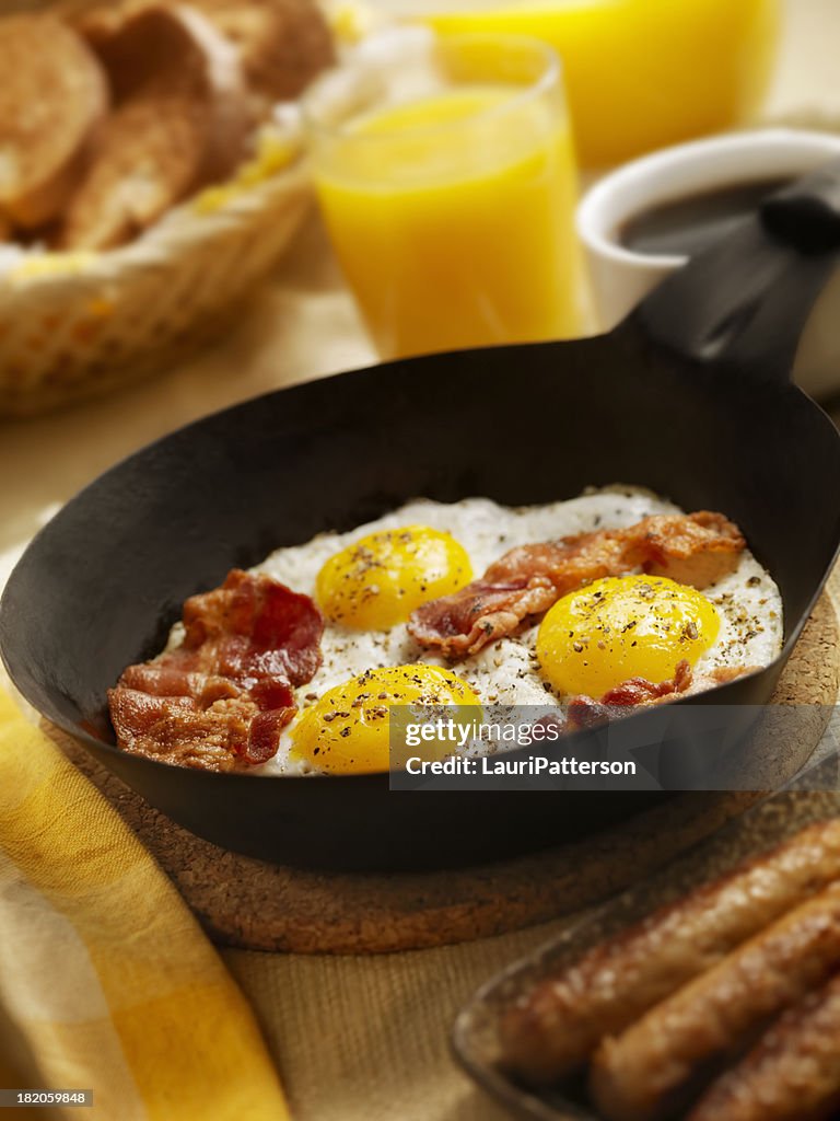 Bacon And Egg Breakfast High-Res Stock Photo - Getty Images