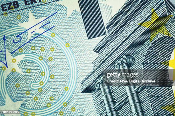 close-up of five euro banknote | finance and business - european union euro note stock pictures, royalty-free photos & images