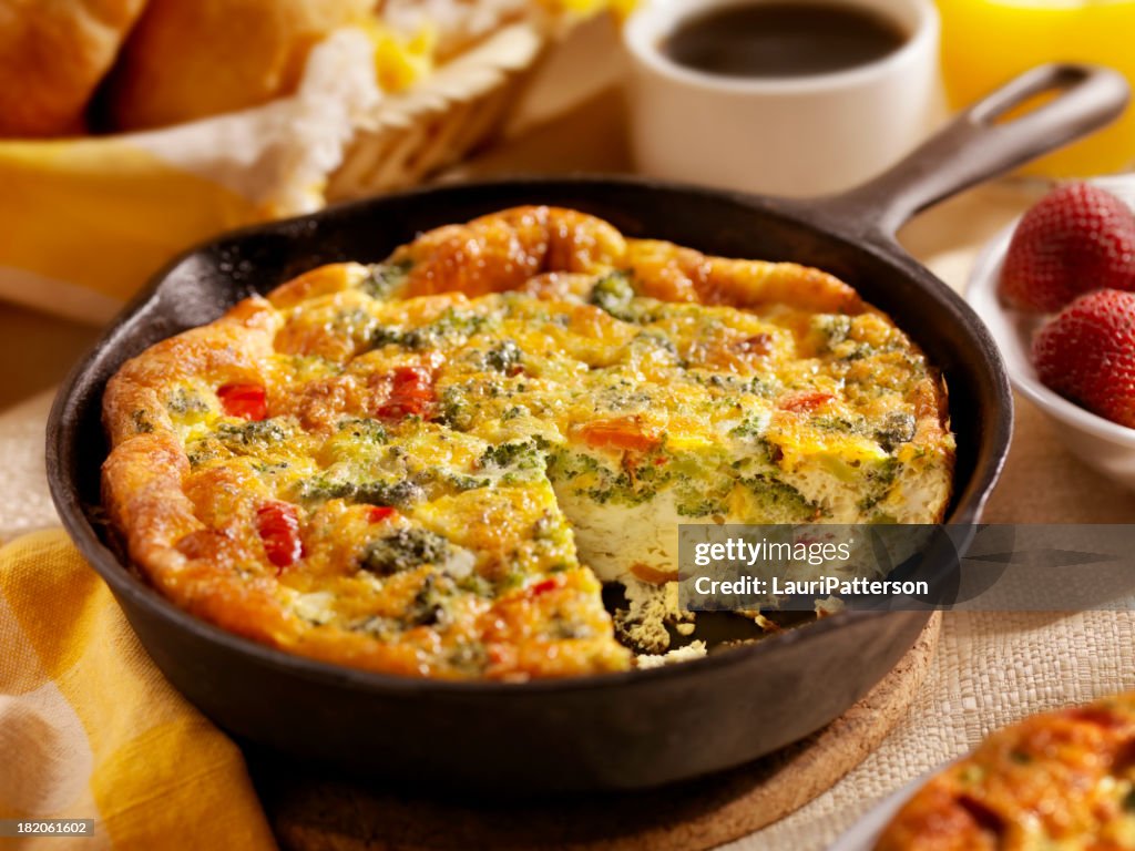 Cheese and Broccoli Frittata