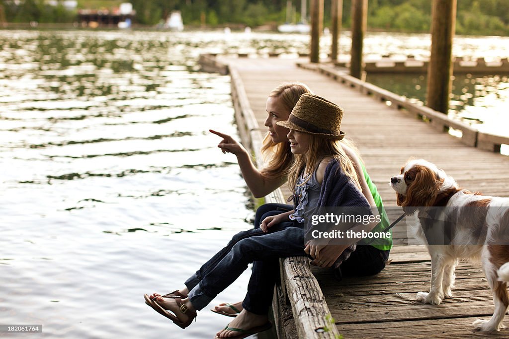 Mother and Daughter at the park.