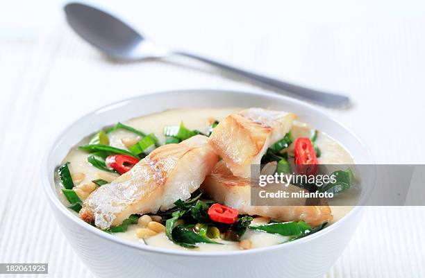 fish soup - chaudiere stock pictures, royalty-free photos & images