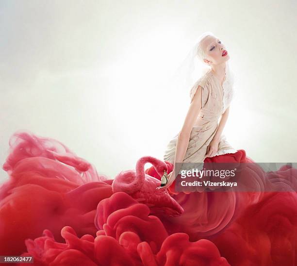 dye skirt - period blood stockfoto's en -beelden