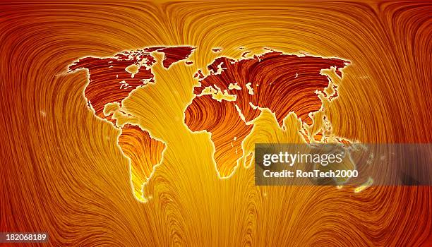 Heating Bitmap 39 Global Warming Heat Map High Res Illustrations - Getty Images