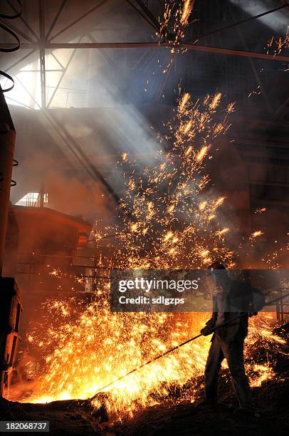 making iron - foundry stock pictures, royalty-free photos & images