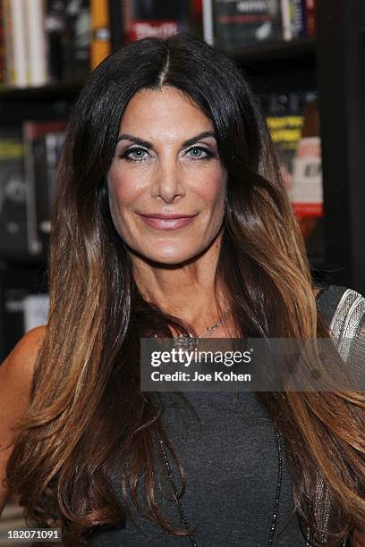 Singer/Actress Hilary Shepard poses for a photo prior to a book signing event for her mysterious new young adult novel "Shesus" at Book Soup on...